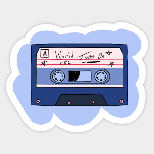 World off Tunes on Sticker